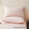 A-class Pure Cotton Solid Color Pillowcase Pair 48x74cm - Skin-Friendly for Home & Hotel Use