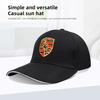 Car Logo Embroidery Snapback Baseball Cap Adjustable Casual Hats For Porsche 918 Taycan Panamera Cayenne Boxster Cayman