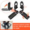 Universal 1-1/4" 32mm Motorcycle Foot Rest Highway Engine Guard Foot Pegs Mount For Harley Touring Honda Kawasaki Suzuki Yamaha