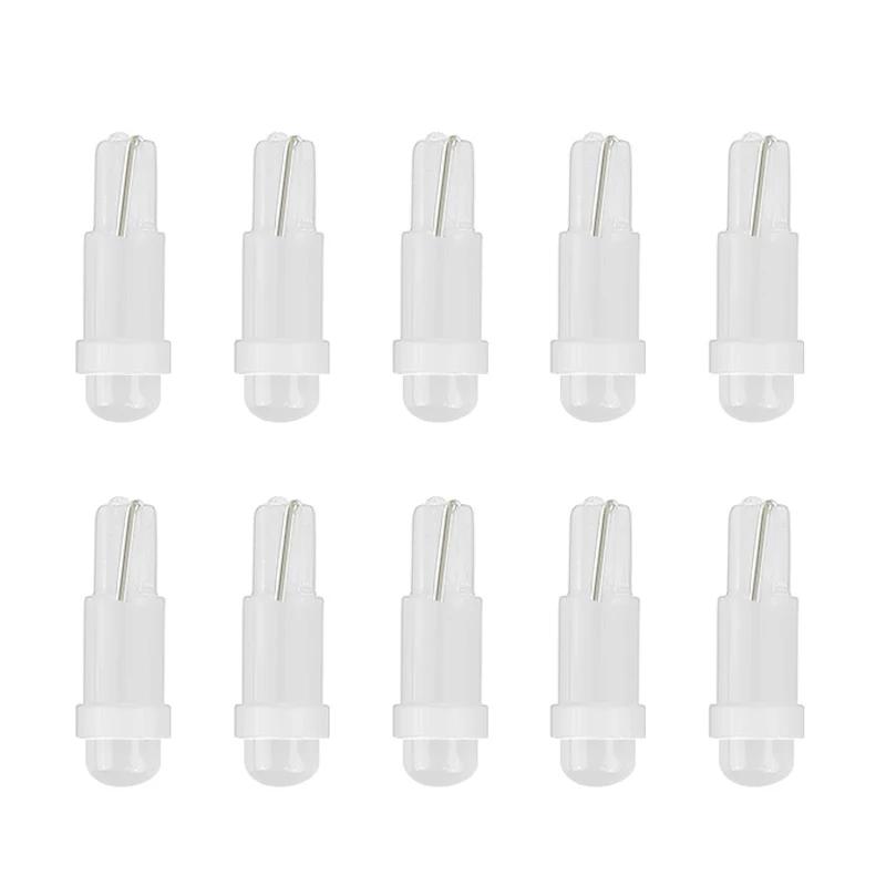 20ks Auto LED žárovka T5 LED světla T5 COB 12V Červená Modrá Zelená Auto Boční Patice Palubní Deska Měřidlo Kontrolka Žárovky