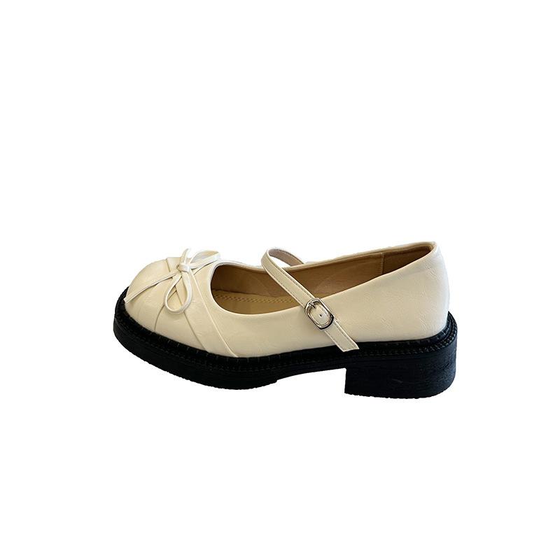 French Retro Mary Jane Shoes Women's 2025 Summer New Versatile British Style Small Leather Shoes with Skirt Platform Single Shoes
