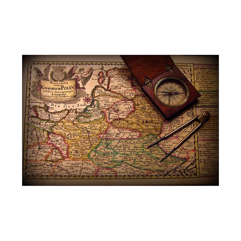 

Настінний гобелен, Кабінет, Географічний, Туристичний/Освітній інструмент, Декор кімнати, Ретро декоративна карта 594*420mm