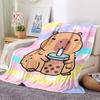 1pc Cute Capybara Blanket - Perfect Gift for Birthdays, Christmas & Halloween- Soft, Warm & Versatile yy250909131