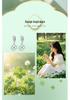 S925 Sterling Silver Four-Leaf Clover Hollow Heart Earrings for Women - Fashionable Lucky Jewelry for Valentine's Day
