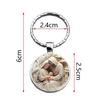 Virgin Mary Metal Keychain Pendant – Creative Gift for Women