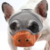 Mesh Structure Flat Face Dog Muzzle Adjustable Strap Pug Muzzle Breathable Muzzle  Daily Training