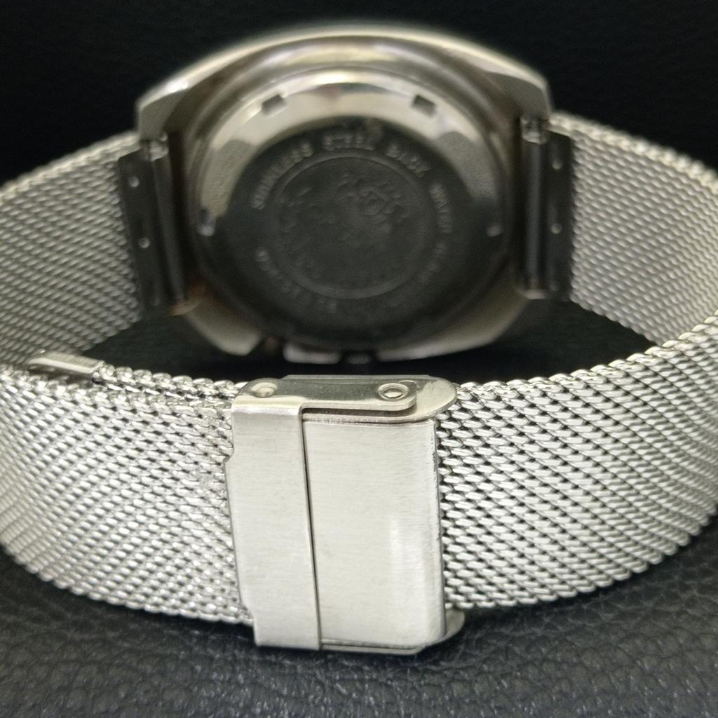 AUTOMATIC 46941 VINTAGE ORIENT JAPAN MENS BLUE COLOR DIAL WATCH a701882-5 R207-a701882