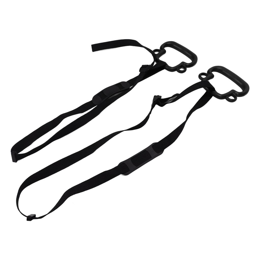 2Pcs Kids Gymnastic Rings Monkey Shape Load Bearing 150KG Ergonomic Portable Outdoor Pull Up Ring with Adjustable