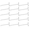 30pcs Supermarket Hook Iron Grid Shelf Hook Jewelry Display Shelf Hook 3.5mm Thickness20cm / 7.9in