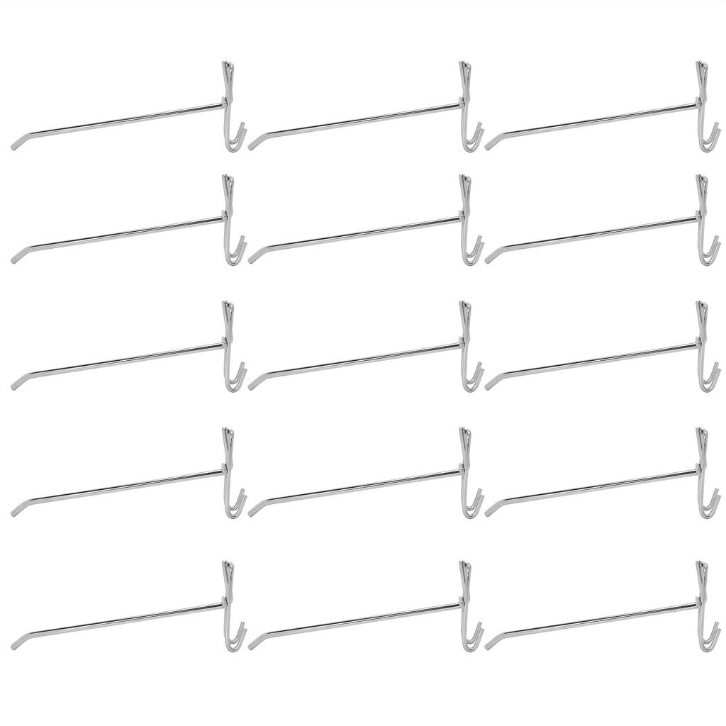 30pcs Supermarket Hook Iron Grid Shelf Hook Jewelry Display Shelf Hook 3.5mm Thickness20cm / 7.9in