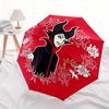 Disney Villains Automatic Opening and Closing Umbrella   Suitable for all occasion and business umbrella, unisex portable tri fold small umb