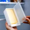 Butter Keeper with Measuring Cutter - Cheese Storage Container for Refrigerator, Airtight Food Saver Box