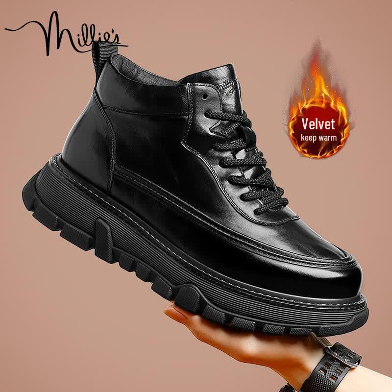 Millies Men s U1443 Leather Winter Boots 39
