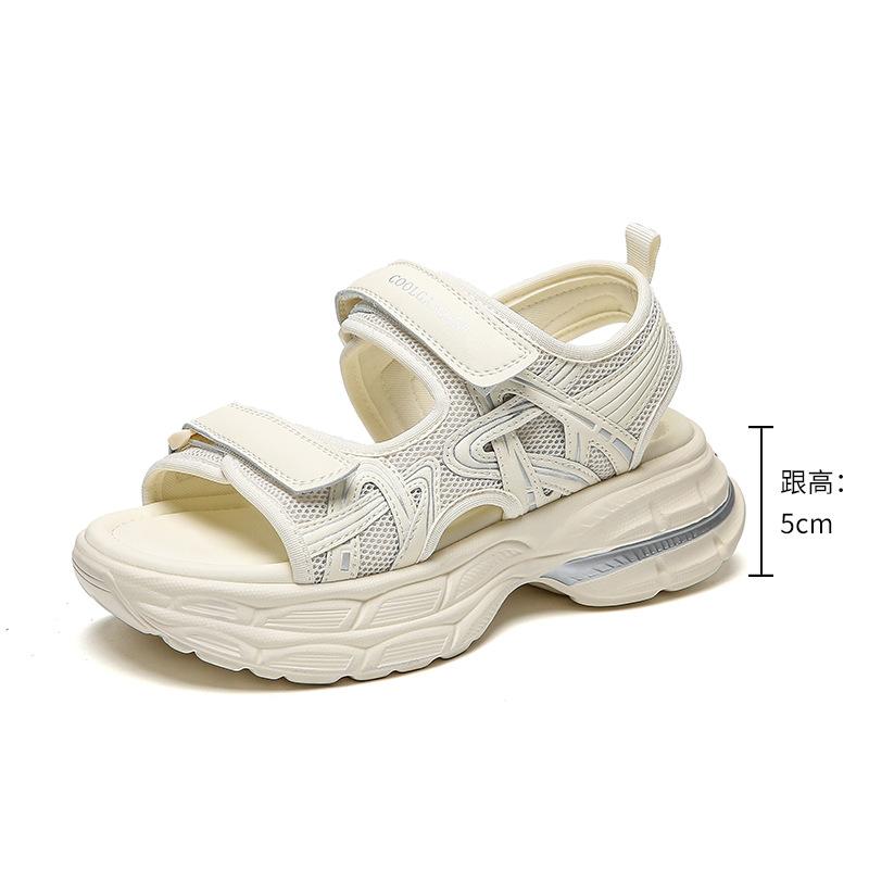 2025 New Women's Sandals Women's Fashion Sports Sandals Velcro Premium Platform Summer Women's Shoes
