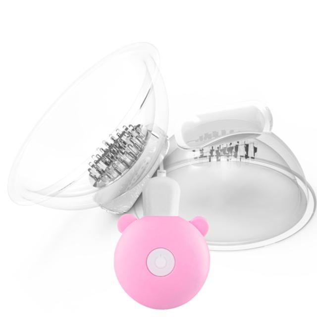 Nippelmassage-Vibrator, Klitoris-Stimulator, Oralsex, Sexspielzeug für Erwachsene, Brustpumpenvergrößerung, Lecken, Nippelvibrator für Frauen