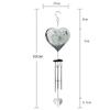 3D Rotating Wind Chimes Creative Metal Mirror Wind Spinner Pendant Garden Decoration Wind Spinner Home Decor Accessories