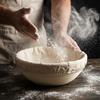 Ratan Basket 25Cm With Cover For Bread Proofing Ø 24.5Cm