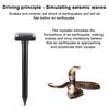 1/2/4Pcs Solar Ultrasonic Mole Repellent Effective Safe to Use Simple Installation Outdoor Mouse Repellent Waterproof Spikes Stakes