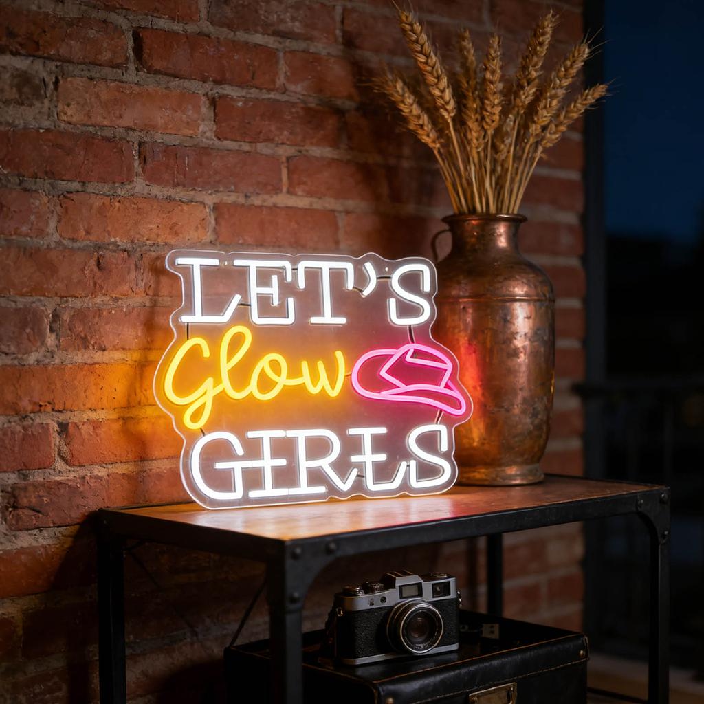 LED Neon Sign Night Light Lip Light Wall Decoration Christmas Wedding