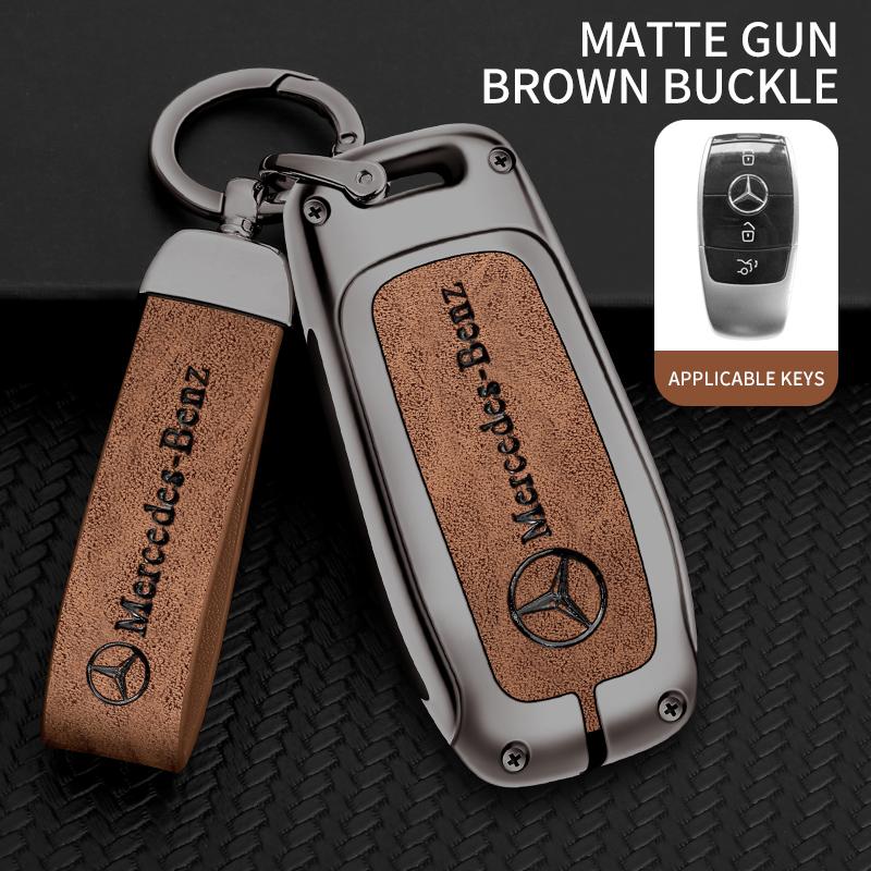 Heißer Autoaufkleber Auto TPU Zinklegierung Schlüsseletui Tasche Für Mercedes-Benz A B C E S G-Klasse CLA CLS EQA EQB EQC GLA GLB GLC GLE GLS Auto