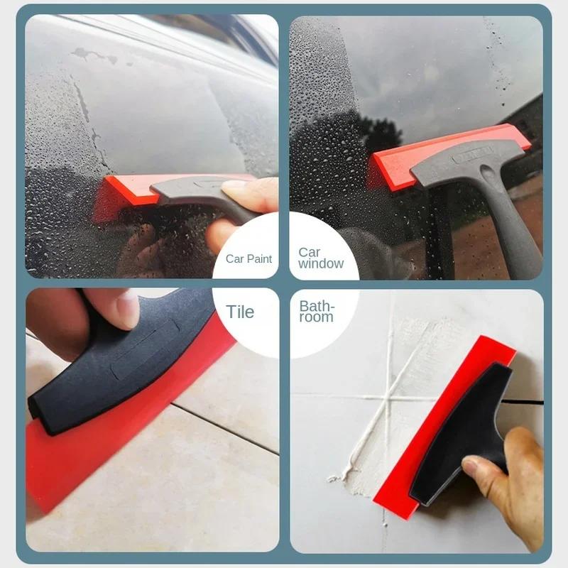 Multifunction Silicone Cleaning Scraper Shovel Tile Gap Filling Tool Grout Scrapers Car Film Glass Water Snow Ice Trowel Remover.