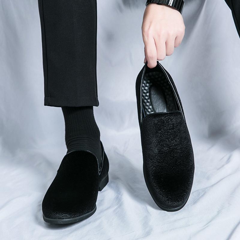 

Мужские туфли смешанных цветов в стиле ретро, мужская кожаная обувь для бизнеса, мужская обувь в стиле барокко, повседневная мужская обувь Оксфорд 46 чёрный