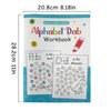 Educational Alphabet Dab Workbook Find and Coloring Letters Exercise Tracing Letters Workbook Learning Alphabet Directed Drawing