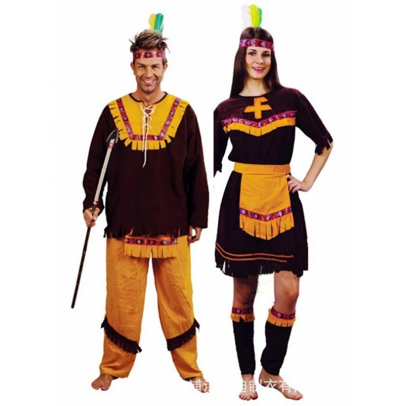 Halloween Costume Prom Costume Adult Female Indian Costume Female Indian Savage Costume