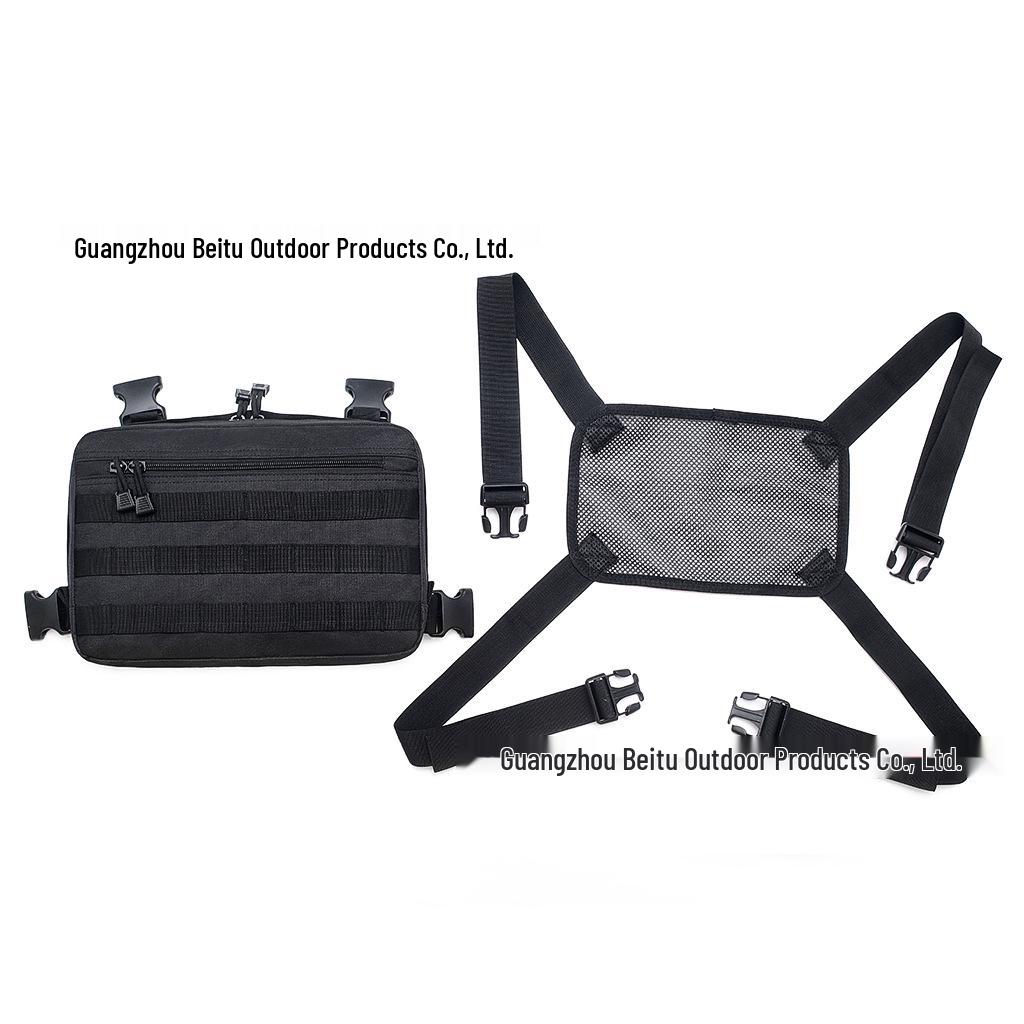 Tactical Chest Bag: Multifunctional, Large Capacity Vest & Waist Bag for Outdoor Sports