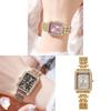 Elegant Ladies Quartz Watch With Diamond Accents For Casual Wear