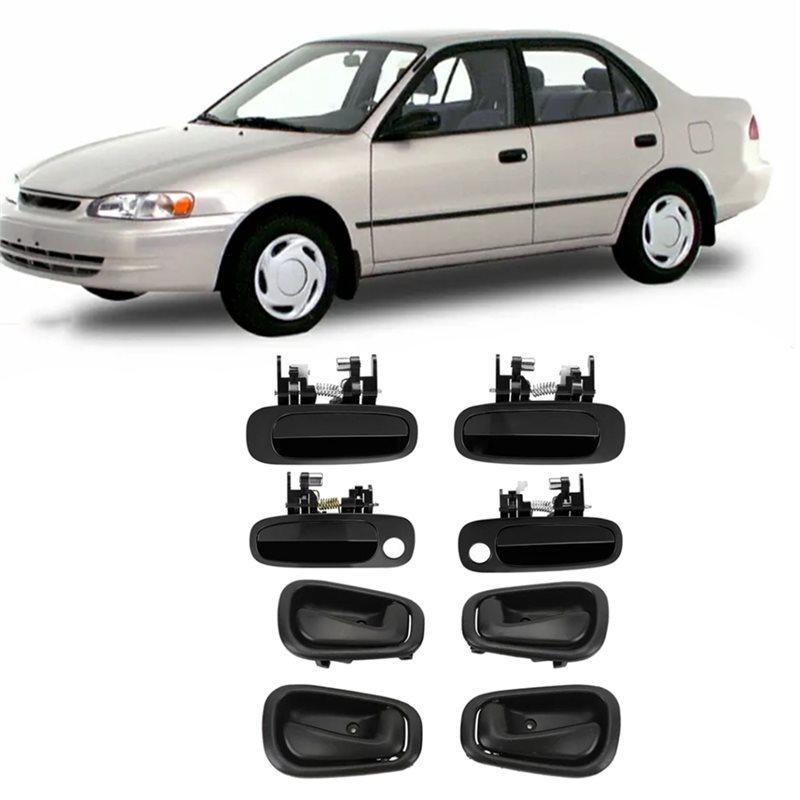 For Toyota Corolla 1998-2002 Car Door Handles Internal& External Part Numbers 69206-02050 69220-02040 69240-02030
