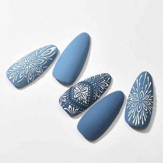 5g Nail Art Plaster No-wash Black White Colorful Painting Canned Gel Embossed Nail Polish Gel for Nail Salon