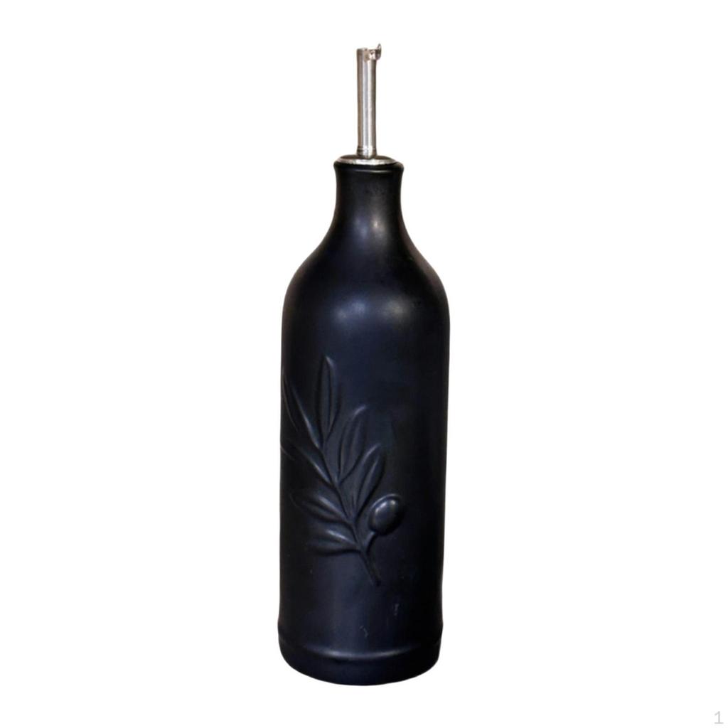 Ceramic Oil Dispenser Bottle, Dispenser, Versatile, Elegant And Easy-tKitchen Bottle for