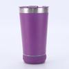 Stainless Steel Music Insulated Cup 16oz Portable Water Bottle Beer Mug Speaker Wireless Bluetooth Speaker With Bottle Opener