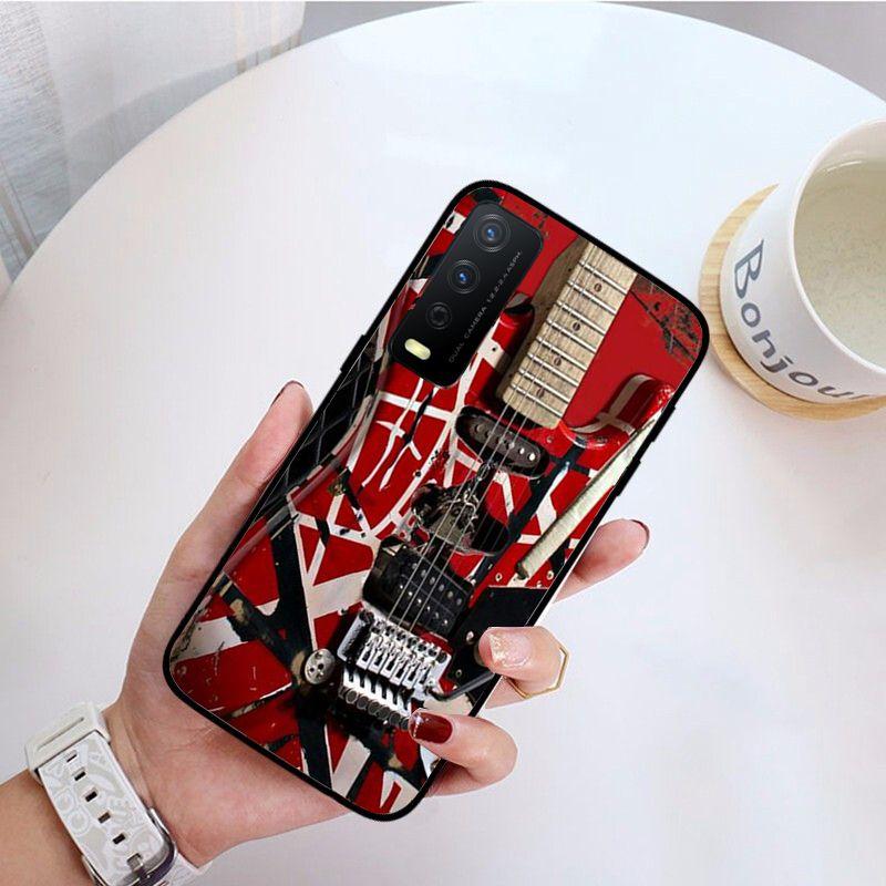 Eddie Van Halen Graphic Guitar Phone Cover For Vivo Y31 Y30 Y33S Y11S Y12S Y17 Y20S Y21S Y1S Y53S Y15 Y19 Y91C V23 Cases Coque
