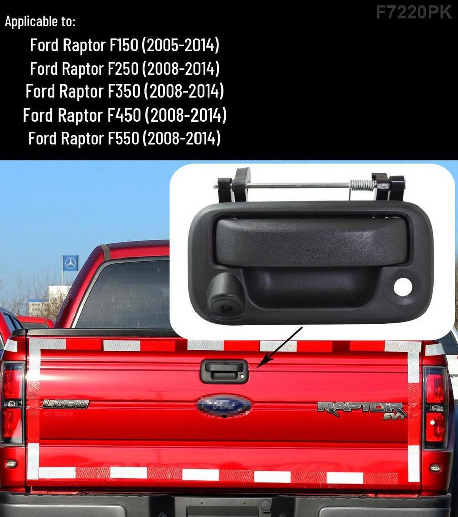 Nachtsicht-Rückfahrkamera für Ford Raptor F150/F250/F350