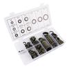 150PCS Seal Oil Washers Assortment Kit M6 M8 M10 M12 M14 M16 M18 M20 M22 M24 Sealing Metal Gasket for Plumbing