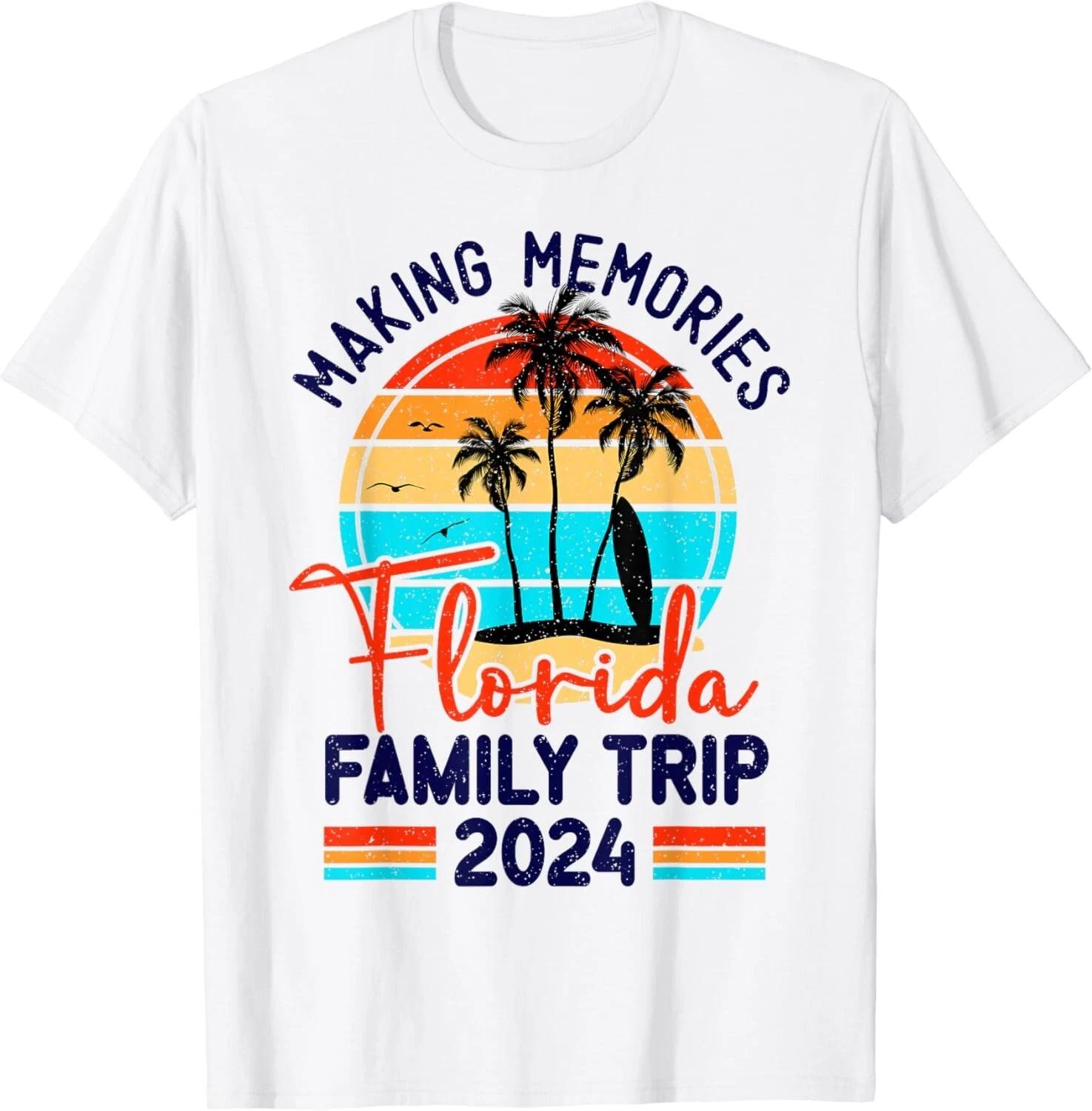 Florida Family Trip 2024 Making Memories Family Vacation Gift Unisex T-Shirt L