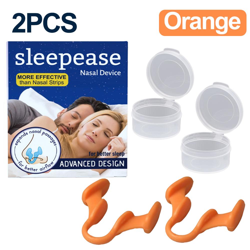 1~4Pcs Silicone Nose Clip Anti Snoring Nasal Dilator Stop Snore Aid Easy Breathe Improve Sleeping Rhinitis