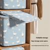 Large Capacity Storage Bag For Blankets Clothes Non Woven Fabric Foldable Seasonal Clothing Organizer With Handles