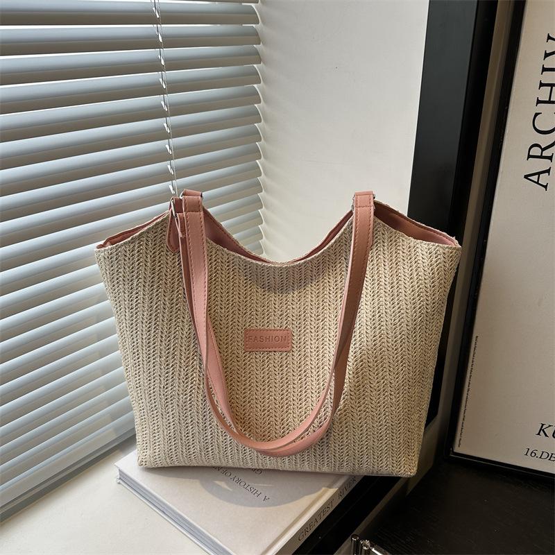 Schöne lässige einfache süße Schulter-Achseltasche Sommer vielseitige Handtasche Pendler Damen Tasche