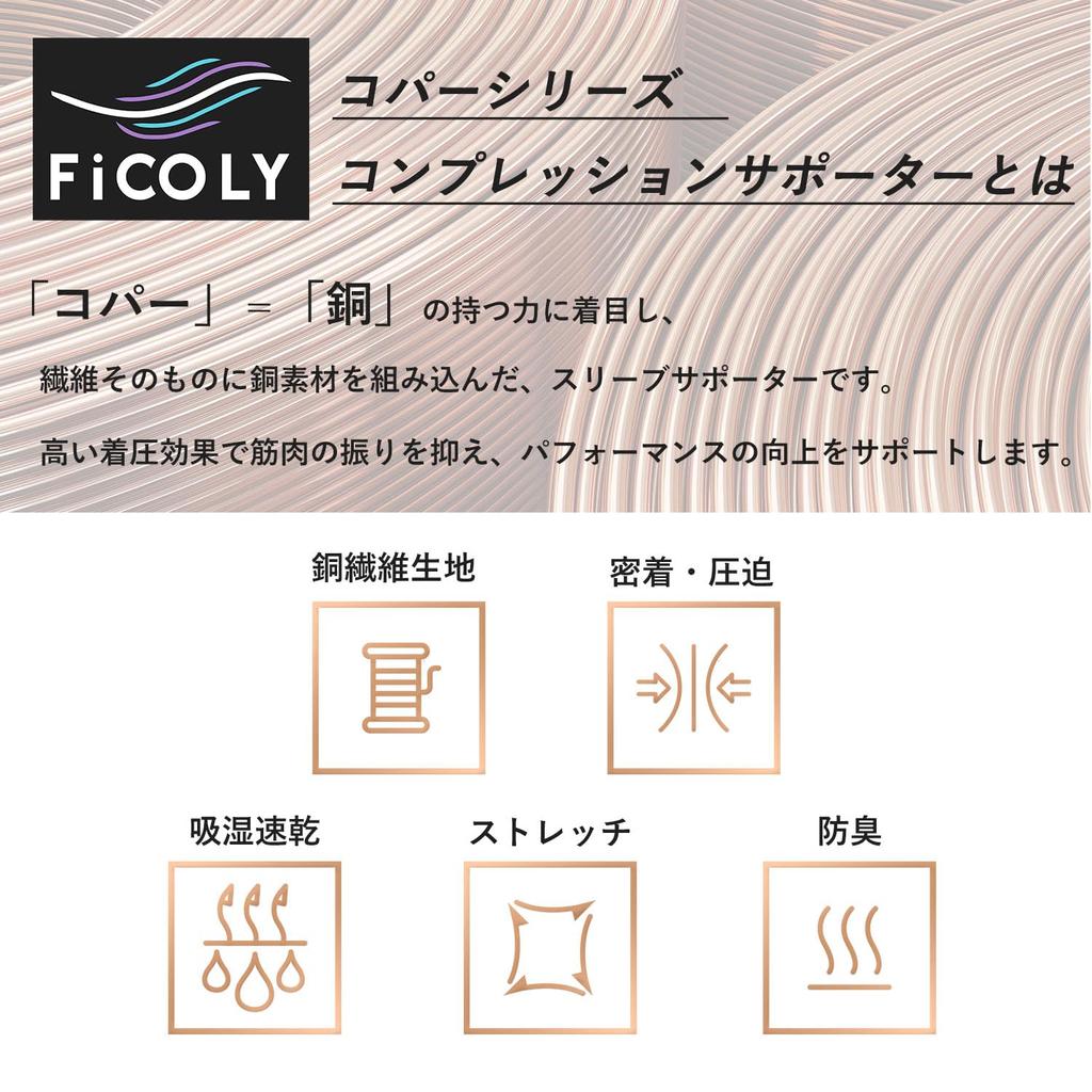 FiCOLY Leg Support Leg Sleeves Compression Thighs Calves Full Leg Compression Thin Large Sizes Sports of Men's Women's [Set 2] FCL-2 (M)