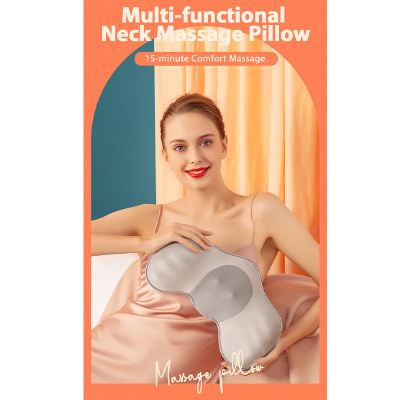 Cervical Massager Neck Back Massager Kneading Office Home Cushion Car Massage Pillow Relax Muscles