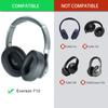 Soft Leather Earpads for t t710 Earphone MemoryFoam Earcups Easily Replaced Buckle Cushions