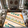Geometric Southwestern Area Rug Non Slip Doormat Indoor Outdoor Accent Rug Modern Farmhouse Decor Bohemian Floor Mat Washable Ho