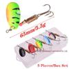 Rotating Hand-Cranked Sequin Blade Spinner Lure Set