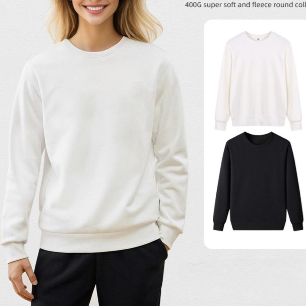 Унисекс бархатный топ с длинным рукавом и круглым вырезом — фото 3