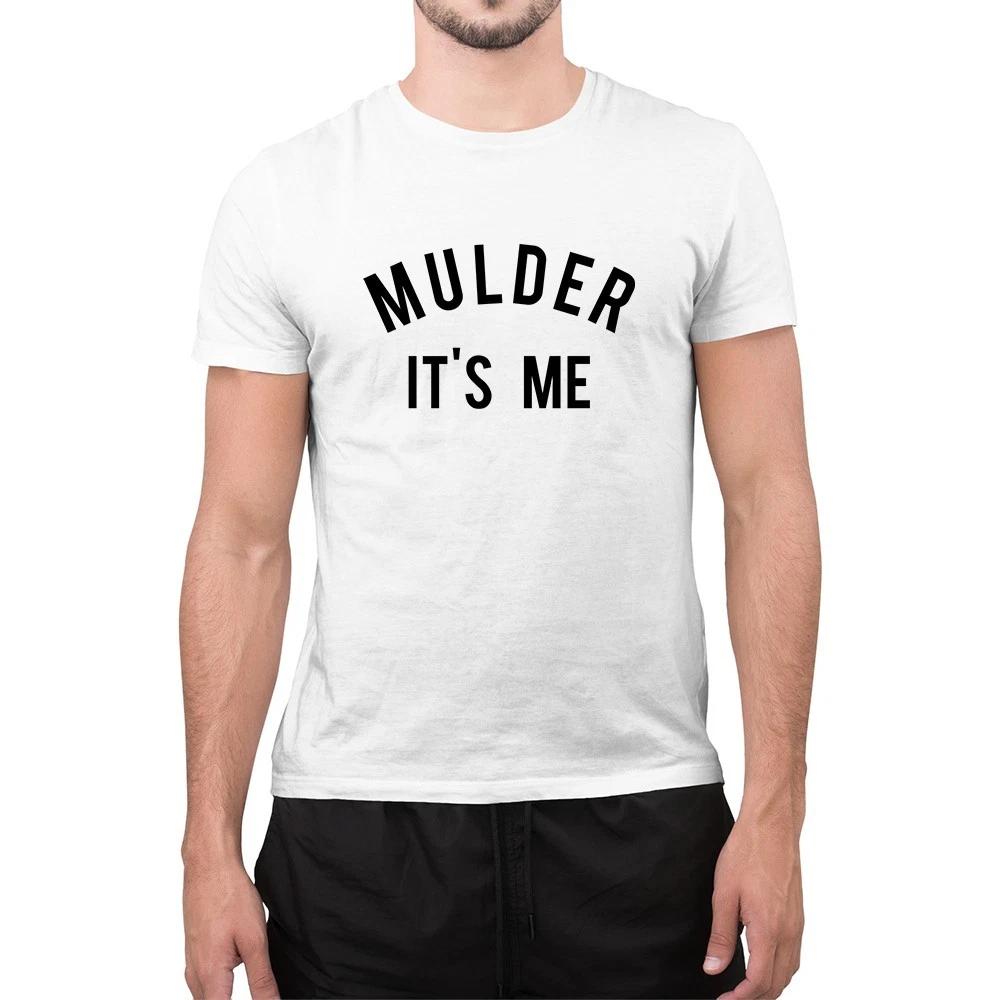 Mulder’s It’s Me T-Shirt in Grey for Women X Files Shirt T-Shirt for Mulder 3XL