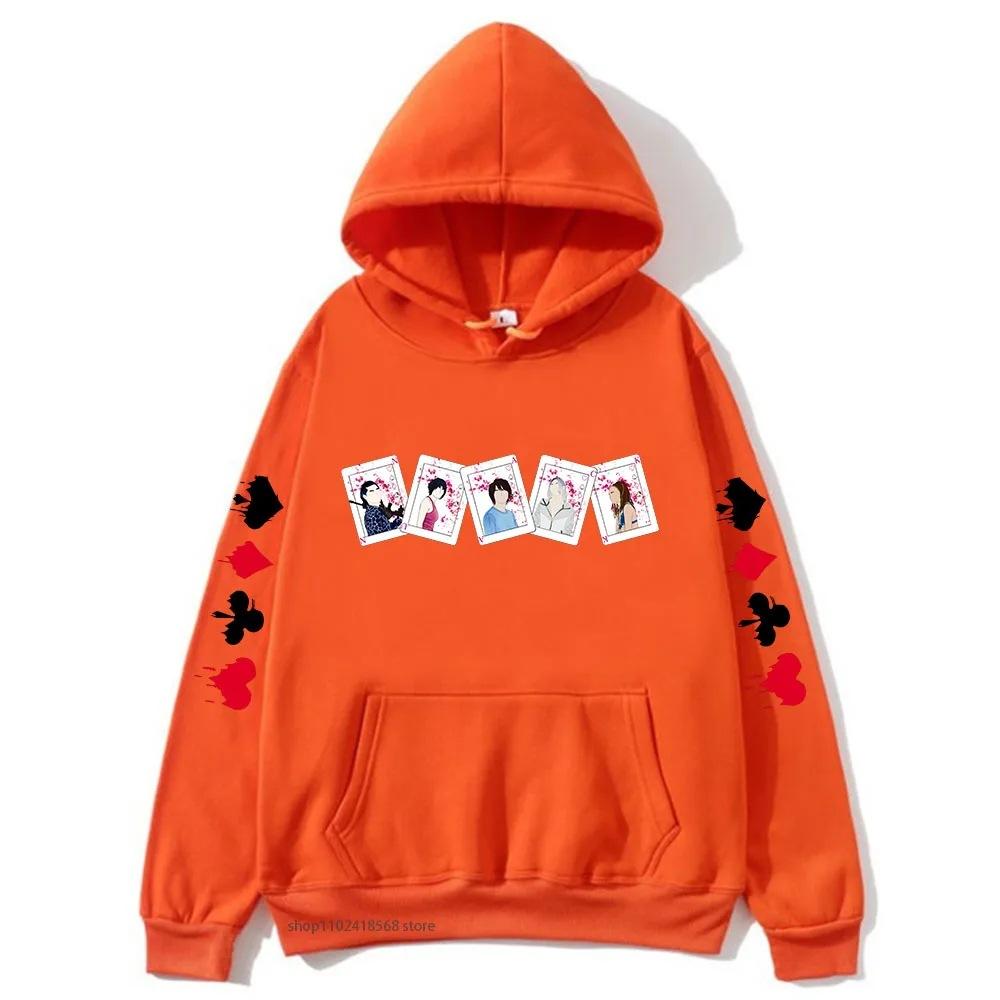 Mikiny Alice In Borderland pro muže ženy postavy karty podzim zima fleece streetwear