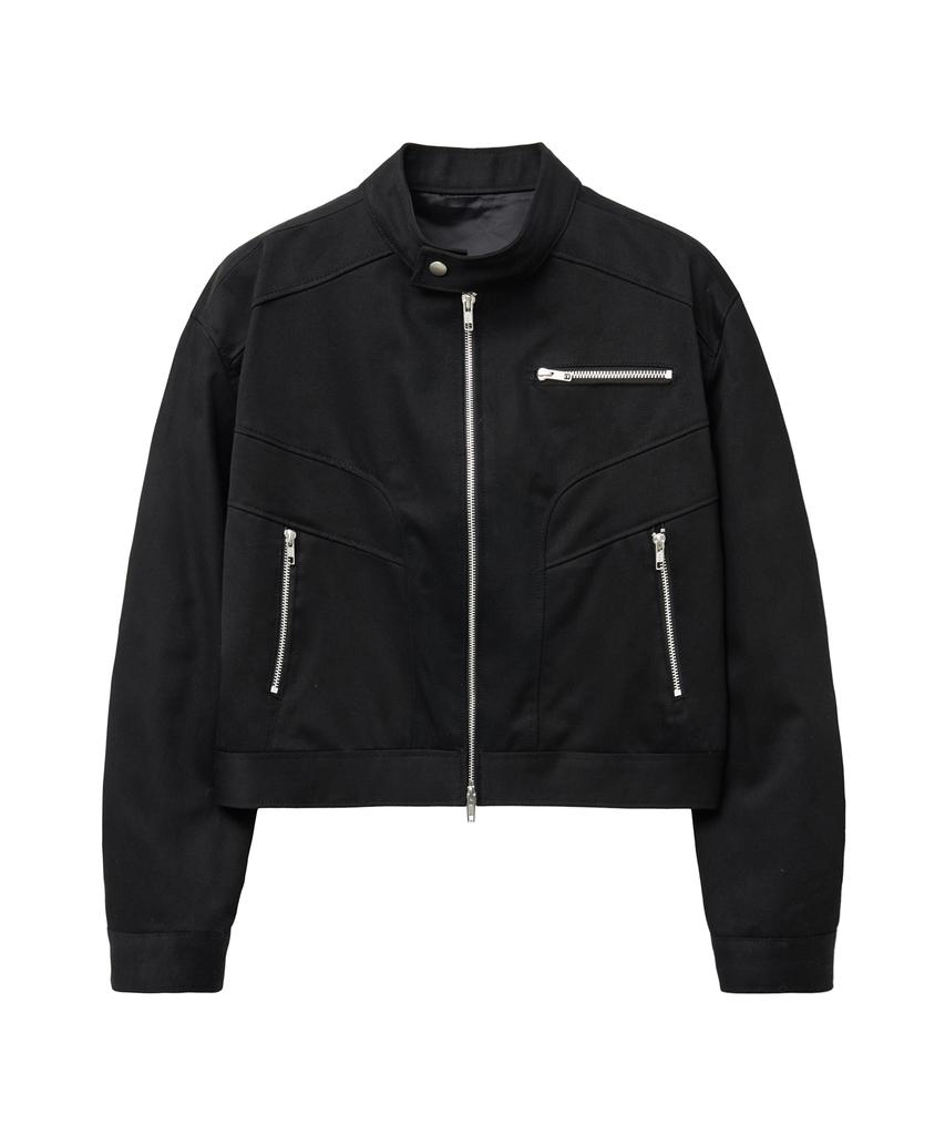 Sperone Hyphen Crop Dash Jacket (Black)